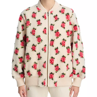 The Zip Front Rose Bomber