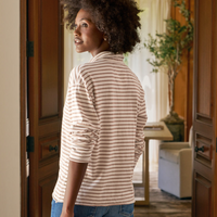 Patrick Camel Stripe Henley