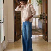 Patrick Camel Stripe Henley