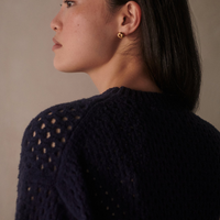 Grady Boucle Sweater Blue