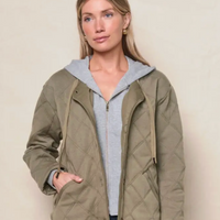 Quilted Hooded Jacket