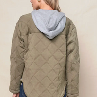Quilted Hooded Jacket