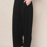Luxe Ponte Barrel Trouser