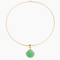 Coquille Chrysoprase Charm