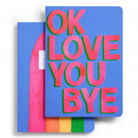 Love You Bye Notebook Set