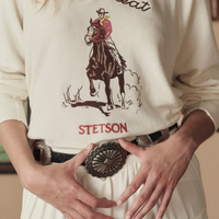 The Tooled Leather Concho Belt