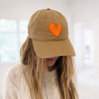 Imperfect Heart Hat Camel