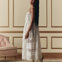 The Rosette Crochet Dress