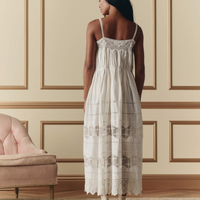 The Rosette Crochet Dress