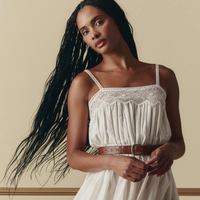 The Rosette Crochet Dress