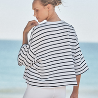 Presley Oversized Striped Tee