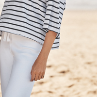 Presley Oversized Striped Tee