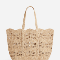 Raffia Cabas Tote