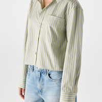 Ruth Crop Shirt Thistle