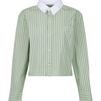 Ruth Crop Shirt Thistle