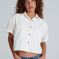 Short Sleeve Combo Shirt