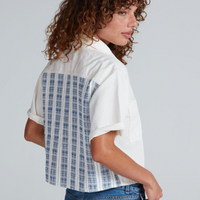Short Sleeve Combo Shirt