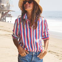 Eileen Superluxe Striped Button Down