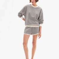 Stripes Oversized Sweatshirt