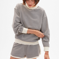 Stripes Oversized Sweatshirt