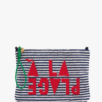La Plage Terry Flat Clutch