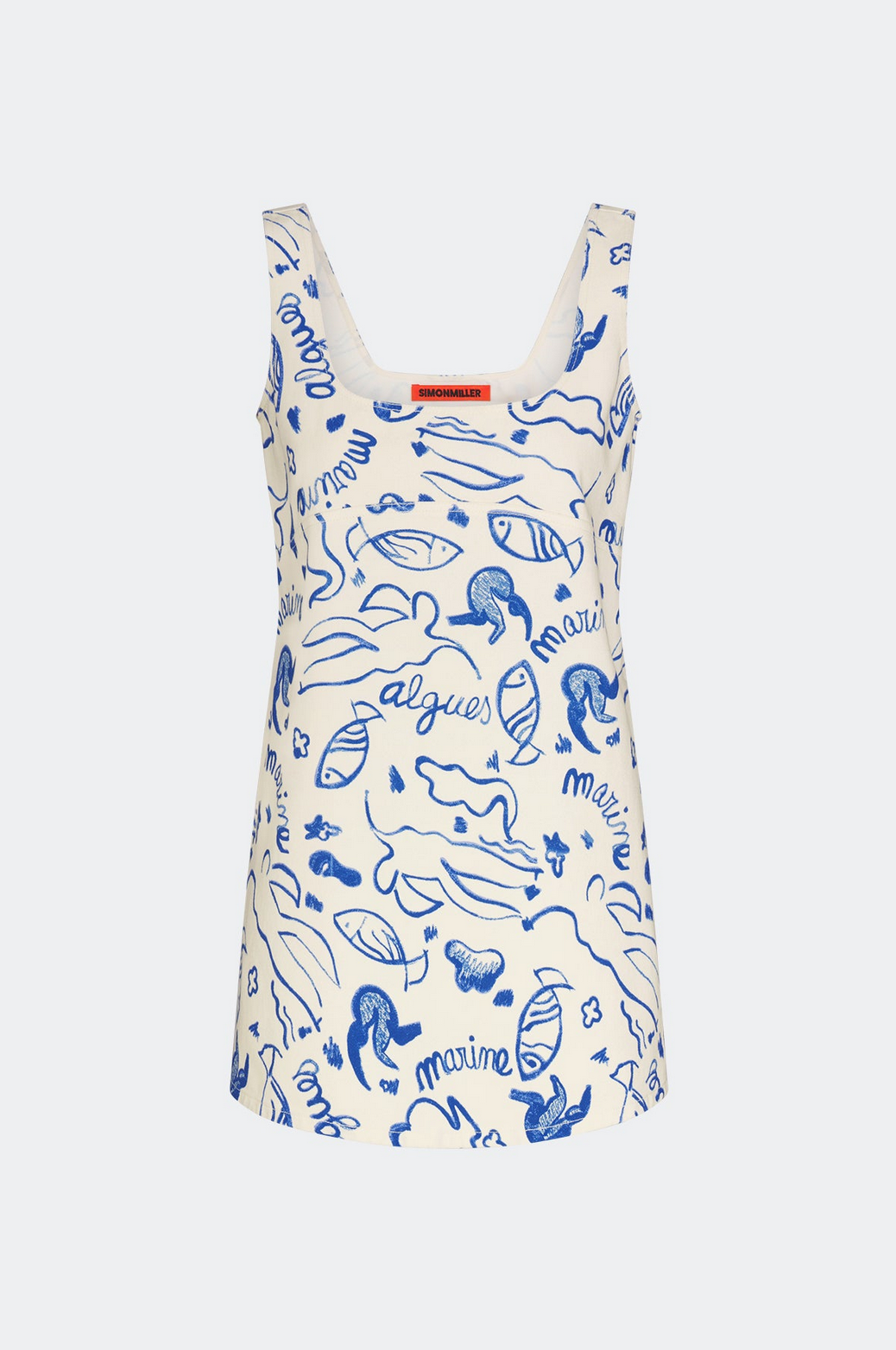 Sahara Printed Denim Dress