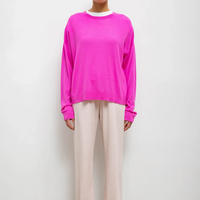 James Oversized Crewneck Azalea