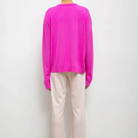James Oversized Crewneck Azalea