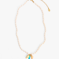 Freshwater Pearl Charm Necklace