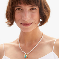 Freshwater Pearl Charm Necklace