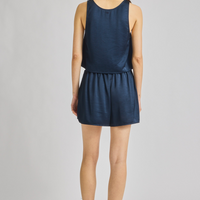 Lodi Cropped Tank Navy