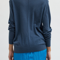 Skinlike Mercerized Wool Pullover