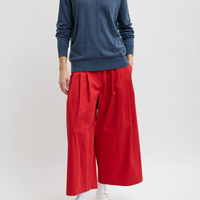 Skinlike Mercerized Wool Pullover