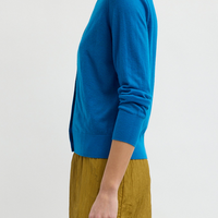 Skinlike Mercerized Wool Cardigan