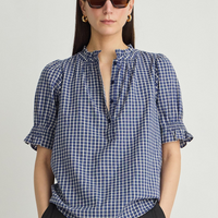 Los Altos Plaid Top