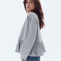 The Long Sleeve Ruffle Tee