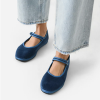 Mary Jane Velvet Furlana