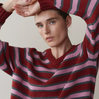 The Cotton Knit Stripe Sweater