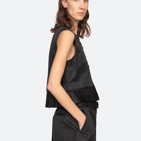 Angelina Vest Black