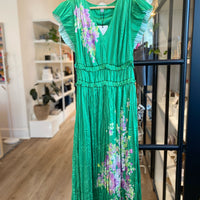 Spring Floral Midi Dress