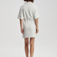 Paisley Half-Zip Dress