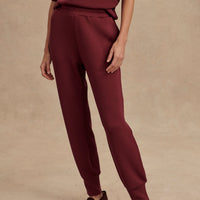Slim Cuff Pant Maroon