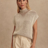 Lauren Pleated Knit Sweater