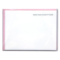 Fuck Notecard Set