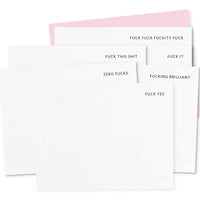 Fuck Notecard Set