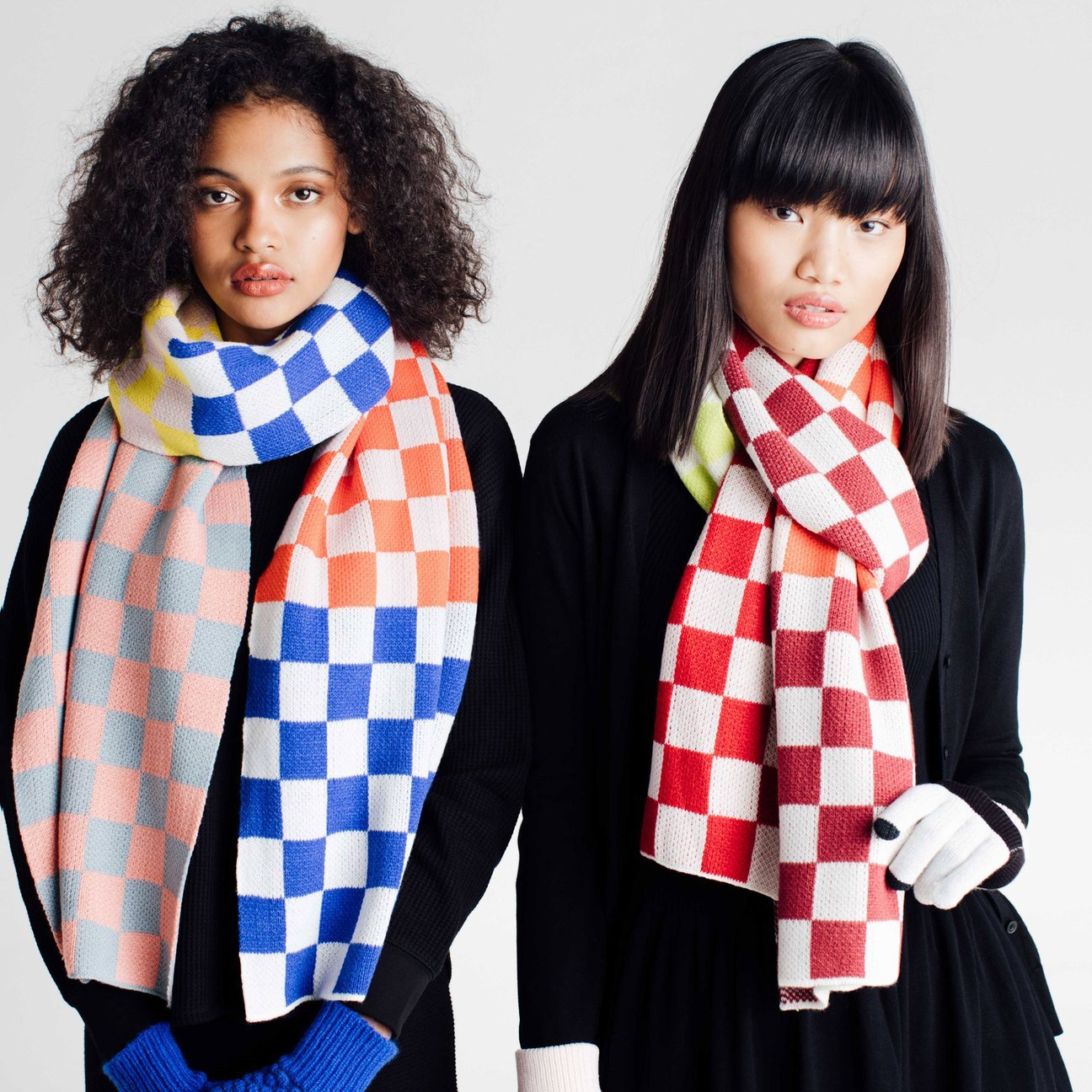 Checkerboard Scarf