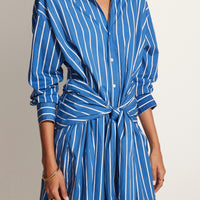 Norah Striped Shirt Dress