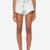 Birdie Bleached Denim Short