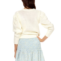 Petite Floral Ruffle Skirt