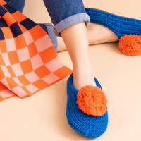 Pommed Rib Slippers